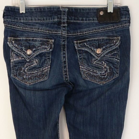 Silver Jeans Denim - Silver Jeans Suki Flap Capri Jeans Flap Pockets